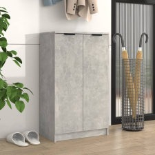 vidaXL betonszürke szerelt fa cipősszekrény 59 x 35 x 100 cm bútor