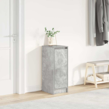 vidaXL betonszürke szerelt fa cipőszekrény 29,5x34x76 cm bútor