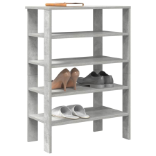 vidaXL betonszürke szerelt fa cipőtartó 61x32x87,5 cm bútor