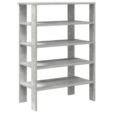vidaXL betonszürke szerelt fa cipőtartó 61x32x87,5 cm (859854) bútor
