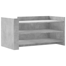 vidaXL betonszürke szerelt fa dohányzóasztal 100 x 50 x 50 cm (848349) bútor