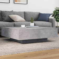 vidaXL betonszürke szerelt fa dohányzóasztal 100x100x31 cm bútor