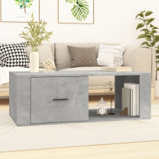 vidaXL betonszürke szerelt fa dohányzóasztal 100x50,5x35 cm bútor