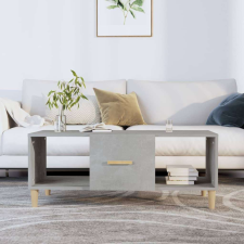 vidaXL betonszürke szerelt fa dohányzóasztal 102 x 50 x 40 cm bútor