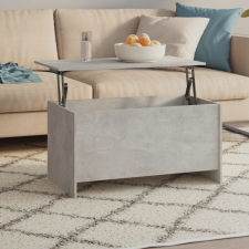 vidaXL betonszürke szerelt fa dohányzóasztal 102 x 55,5 x 52,5 cm bútor