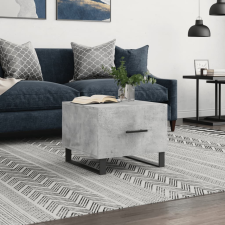 vidaXL betonszürke szerelt fa dohányzóasztal 50 x 50 x 40 cm bútor