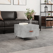 vidaXL betonszürke szerelt fa dohányzóasztal 50 x 50 x 40 cm bútor