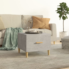 vidaXL betonszürke szerelt fa dohányzóasztal 50 x 55 x 40 cm bútor