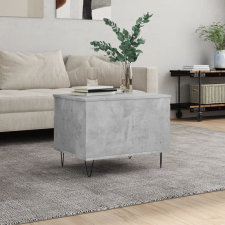 vidaXL betonszürke szerelt fa dohányzóasztal 60 x 44,5 x 45 cm bútor