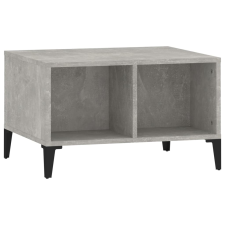 vidaXL betonszürke szerelt fa dohányzóasztal 60 x 50 x 36,5 cm (821040) bútor