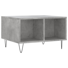 vidaXL betonszürke szerelt fa dohányzóasztal 60 x 50 x 36,5 cm (830544) bútor