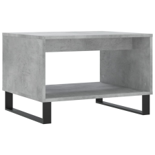 vidaXL betonszürke szerelt fa dohányzóasztal 60 x 50 x 40 cm (829264) bútor