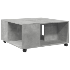 vidaXL betonszürke szerelt fa dohányzóasztal 80 x 80 x 40 cm (853176) bútor