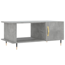 vidaXL betonszürke szerelt fa dohányzóasztal 90 x 50 x 40 cm (829472) bútor