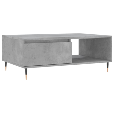 vidaXL betonszürke szerelt fa dohányzóasztal 90 x 60 x 35 cm (827056) bútor