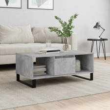 vidaXL betonszürke szerelt fa dohányzóasztal 90x50x36,5 cm bútor