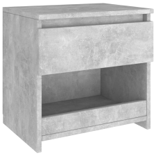 vidaXL betonszürke szerelt fa éjjeliszekrény 40 x 30 x 39 cm (803451) bútor