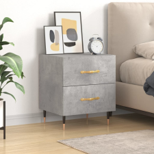 vidaXL betonszürke szerelt fa éjjeliszekrény 40 x 35 x 47,5 cm bútor