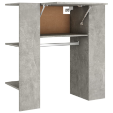 vidaXL betonszürke szerelt fa előszobaszekrény 97,5 x 37 x 99 cm (808769) bútor