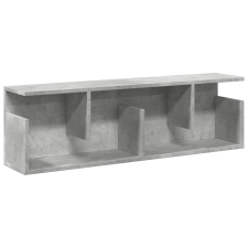 vidaXL betonszürke szerelt fa faliszekrény 100 x 20 x 30 cm (854844) bútor