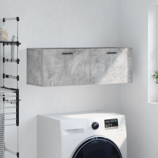vidaXL betonszürke szerelt fa faliszekrény 100 x 36,5 x 35 cm bútor