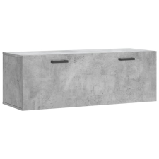 vidaXL betonszürke szerelt fa faliszekrény 100 x 36,5 x 35 cm (830136) bútor