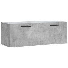 vidaXL betonszürke szerelt fa faliszekrény 100 x 36,5 x 35 cm (830160) bútor