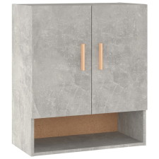 vidaXL betonszürke szerelt fa faliszekrény 60 x 31 x 70 cm (812874) bútor