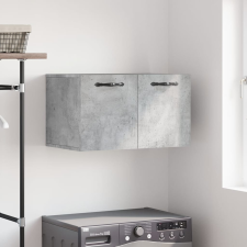 vidaXL betonszürke szerelt fa faliszekrény 60 x 36,5 x 35 cm bútor