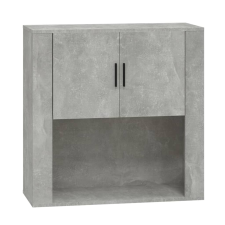 vidaXL betonszürke szerelt fa faliszekrény 80 x 313 x 80 cm (816588) bútor