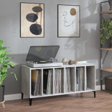 vidaXL betonszürke szerelt fa hanglemezszekrény 100 x 38 x 48 cm bútor