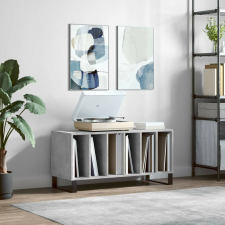 vidaXL betonszürke szerelt fa hanglemezszekrény 100 x 38 x 48 cm bútor