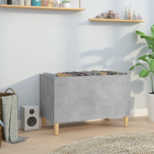 vidaXL betonszürke szerelt fa hanglemezszekrény 74,5x38x48 cm bútor