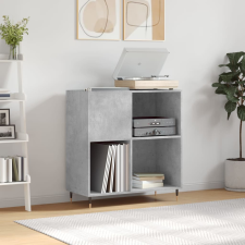 vidaXL betonszürke szerelt fa hanglemezszekrény 84,5 x 38 x 89 cm bútor