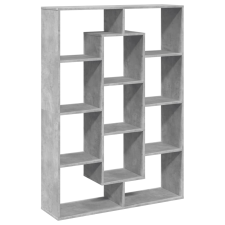 vidaXL betonszürke szerelt fa könyvszekrény 102 x 29 x 143 cm (3310301) bútor
