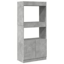 vidaXL betonszürke szerelt fa magasszekrény 63 x 33 x 140 cm (855109) bútor