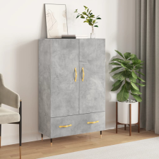 vidaXL betonszürke szerelt fa magasszekrény 69,5 x 31 x 115 cm bútor