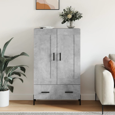 vidaXL betonszürke szerelt fa magasszekrény 69,5 x 31 x 115 cm bútor