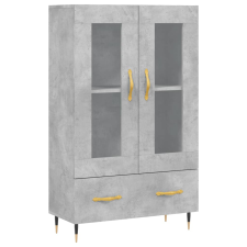 vidaXL betonszürke szerelt fa magasszekrény 69,5 x 31 x 115 cm (828280) bútor