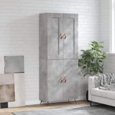 vidaXL betonszürke szerelt fa magasszekrény 69,5 x 34 x 180 cm bútor