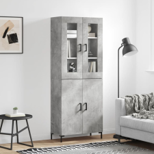 vidaXL betonszürke szerelt fa magasszekrény 69,5 x 34 x 180 cm bútor