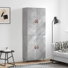 vidaXL betonszürke szerelt fa magasszekrény 69,5 x 34 x 180 cm bútor