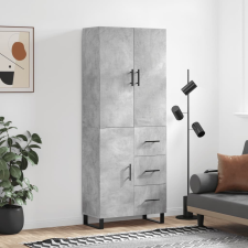 vidaXL betonszürke szerelt fa magasszekrény 69,5 x 34 x 180 cm bútor