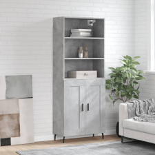 vidaXL betonszürke szerelt fa magasszekrény 69,5 x 34 x 180 cm bútor