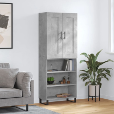 vidaXL betonszürke szerelt fa magasszekrény 69,5 x 34 x 180 cm bútor