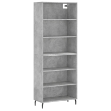 vidaXL betonszürke szerelt fa magasszekrény 69,5x32,5x180 cm (3189593) bútor