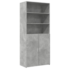 vidaXL betonszürke szerelt fa magasszekrény 80 x 42,5 x 185 cm bútor