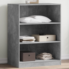 vidaXL betonszürke szerelt fa ruhásszekrény 77 x 48 x 102 cm bútor