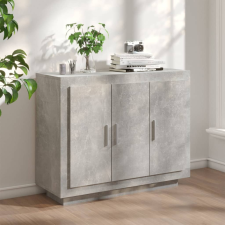 vidaXL betonszürke szerelt fa tálalóasztal 92 x 35 x 75 cm bútor
