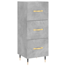 vidaXL betonszürke szerelt fa tálalószekrény 34,5 x 34 x 90 cm (828584) bútor
